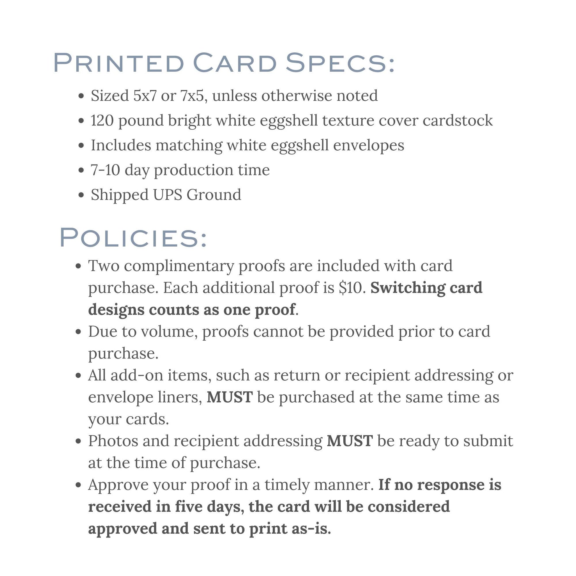 a poster with instructions for printing cards