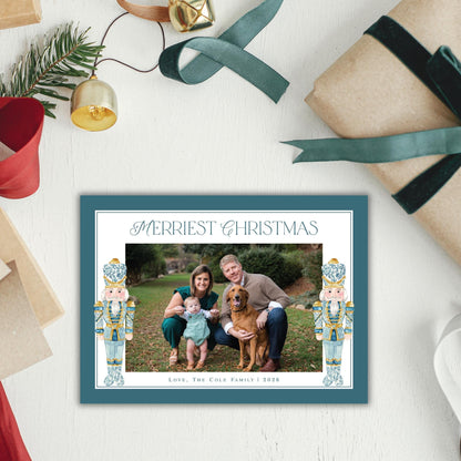 Chinoiserie Nutcracker Christmas Card