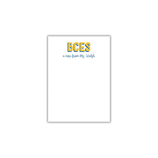 School Spirit Notepad