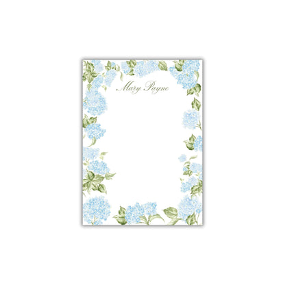 Blue Hydrangeas Notepad