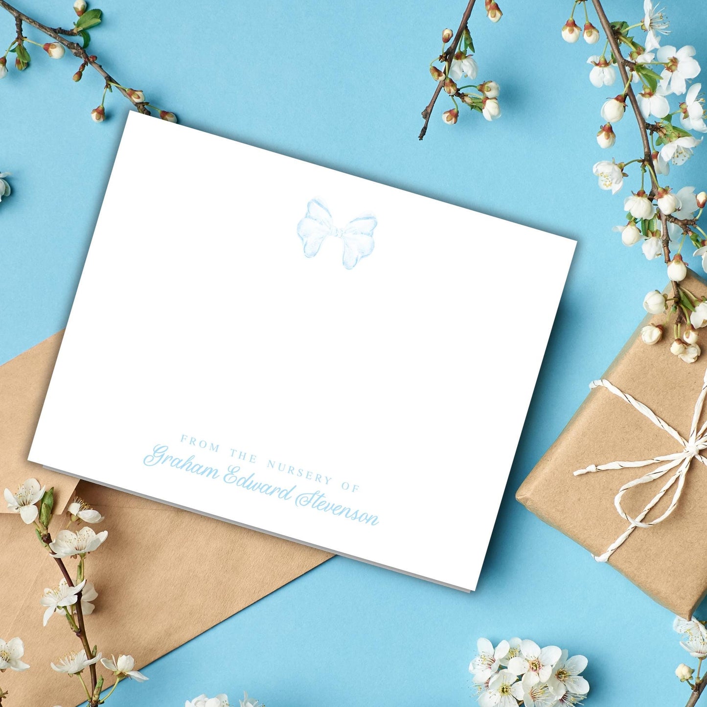 Baby Blessings Notecards - Blue