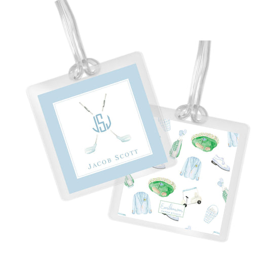 Golf Bag Tag - Blue