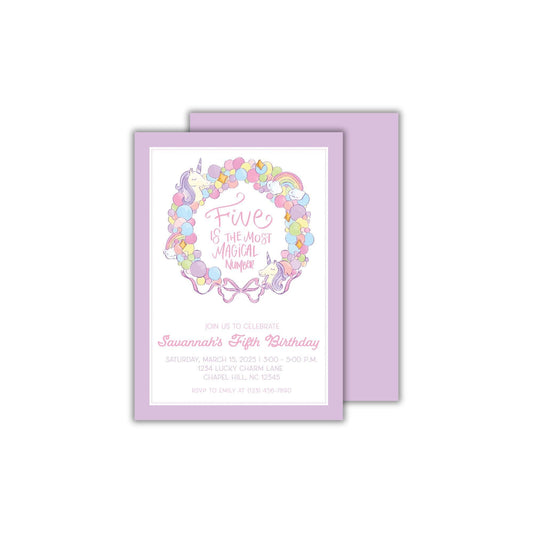 Magical Number Invitation