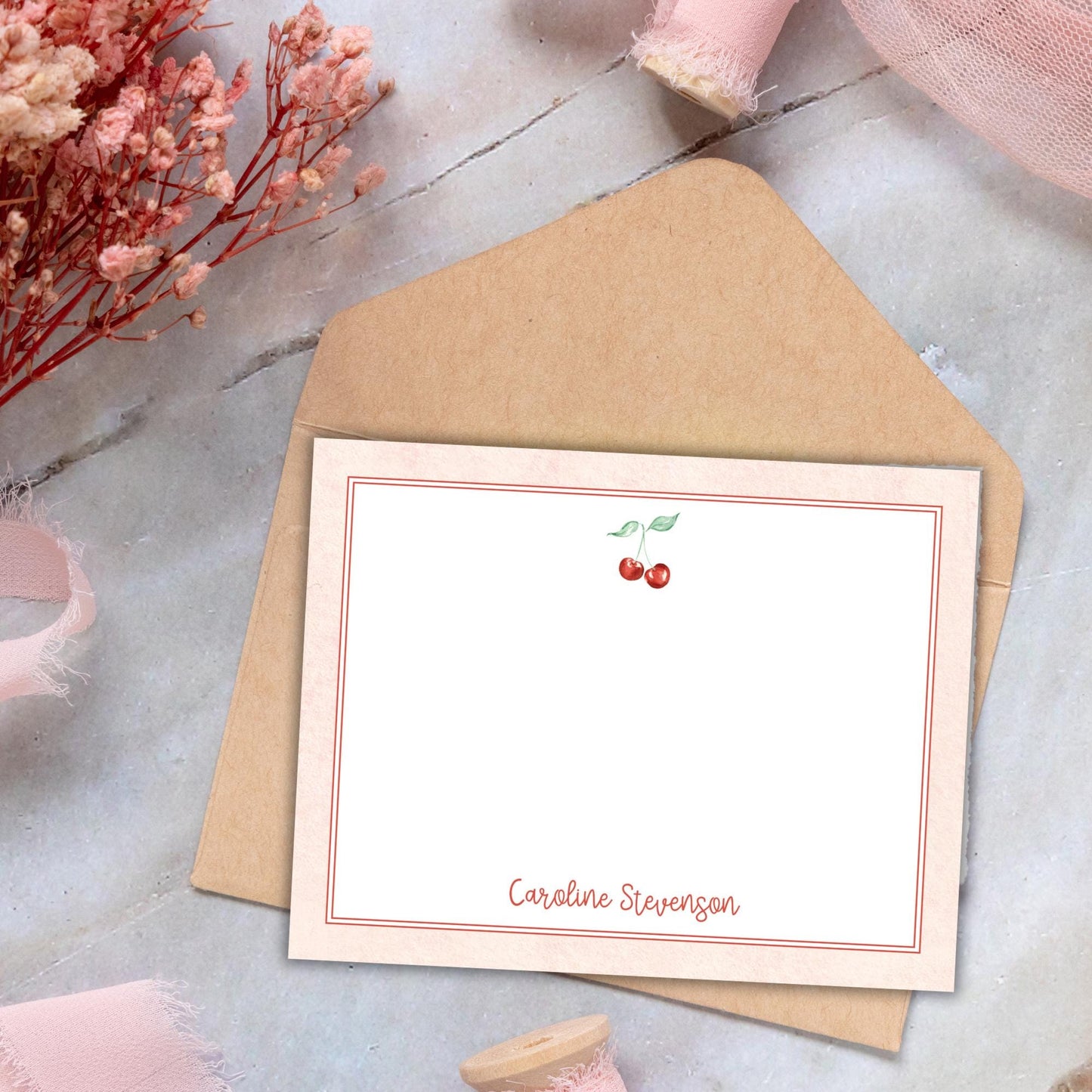 Cherry Notecards