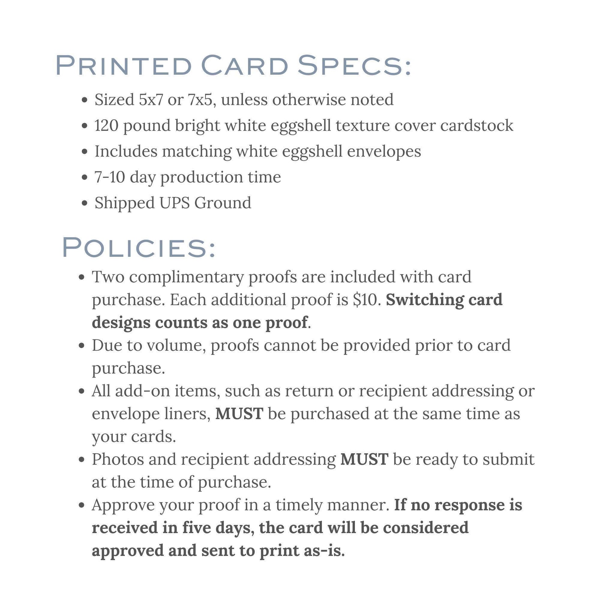 a poster with instructions for printing cards
