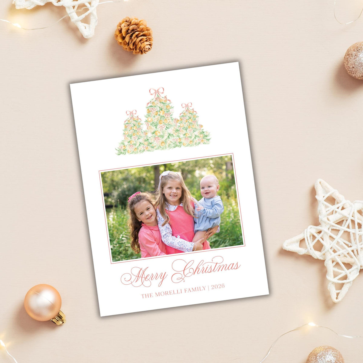 Tinsel and Taffy Christmas Card