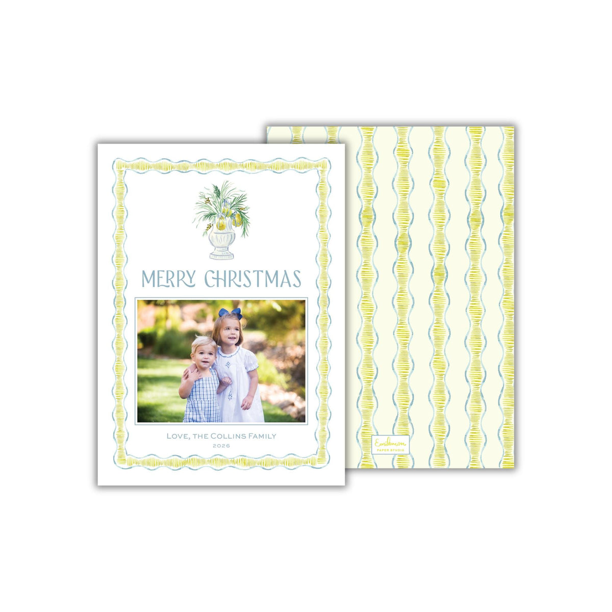 Pear Bouquet Christmas Card