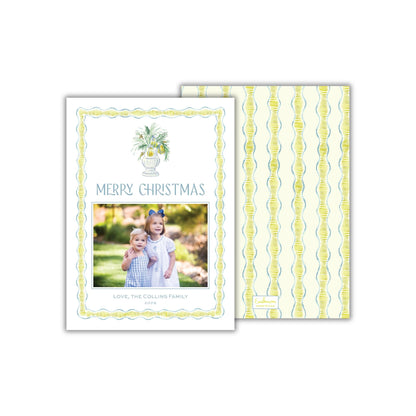 Pear Bouquet Christmas Card