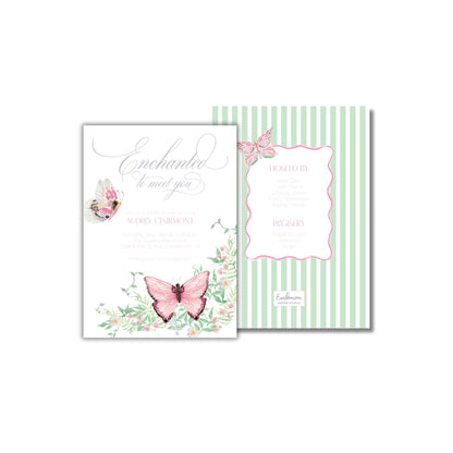 Enchanted to Meet You Baby Shower Invitation