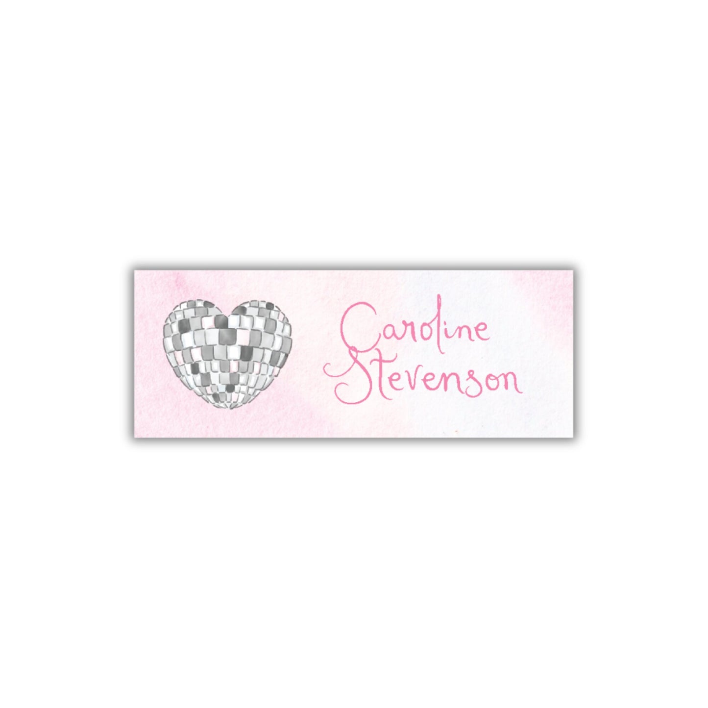 Disco Ball Name Labels