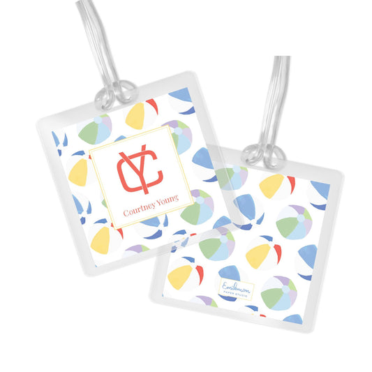Beach Ball Bag Tag