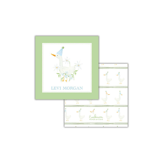 Silly Goose Enclosure Cards - Blue