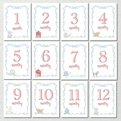 Snips and Snails Milestone Cards