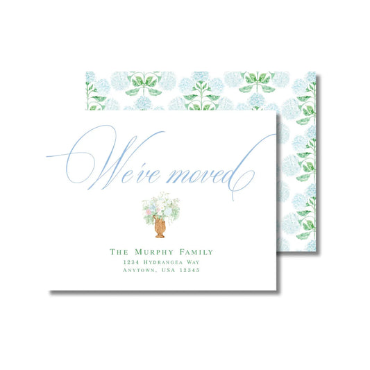 a close up of a business card on a white background