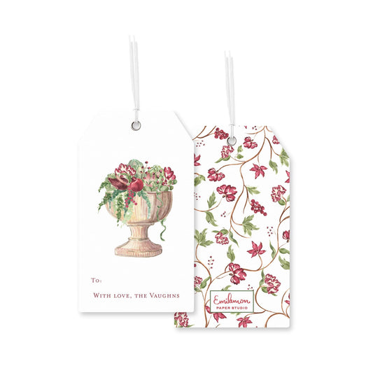 Artichoke Arrangement Christmas Tags