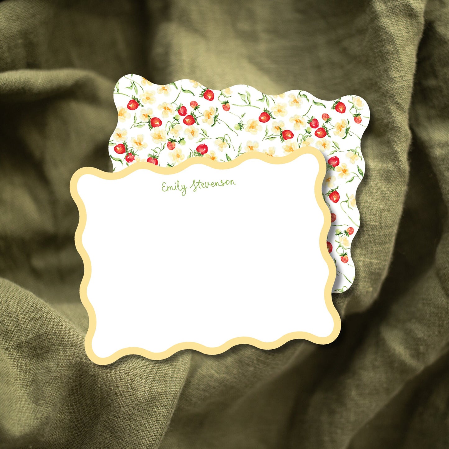 Strawberry Lemon Notecards