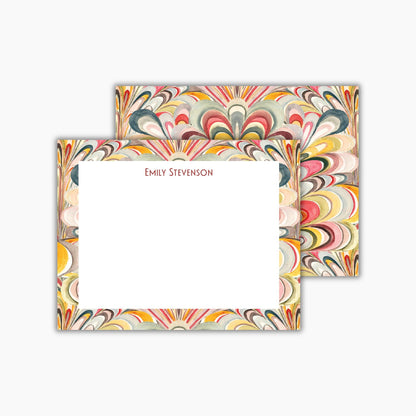 Art Deco Marble Notecards