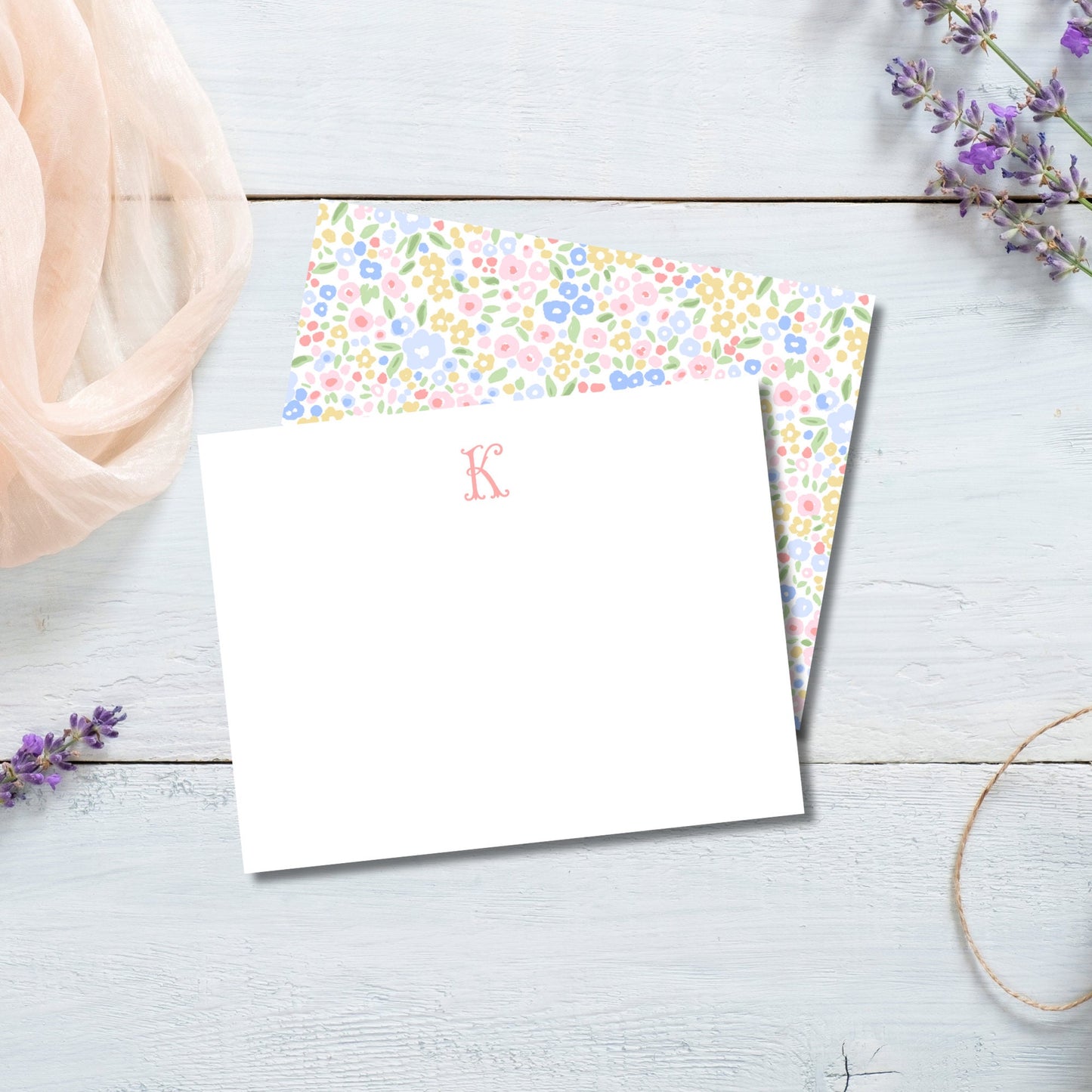 Clara's Ditsy Floral Notecards