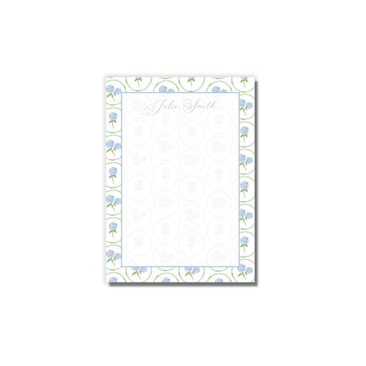 Hydrangea Circles Notepad
