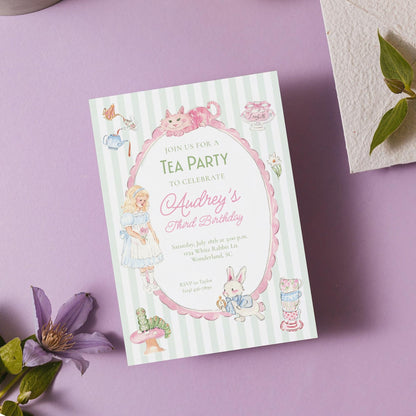 Wonderland Invitation