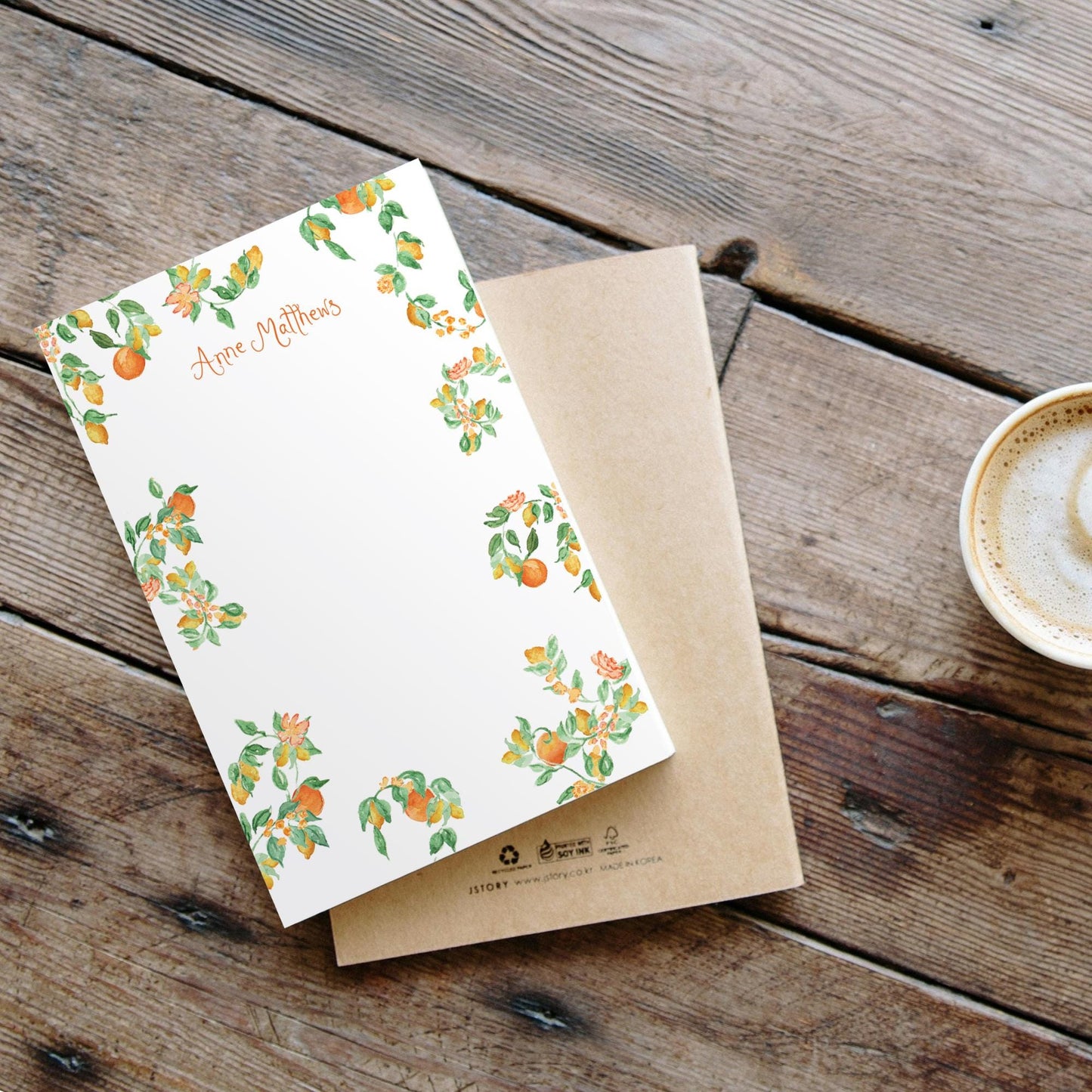 Amalfi Oranges Notepad