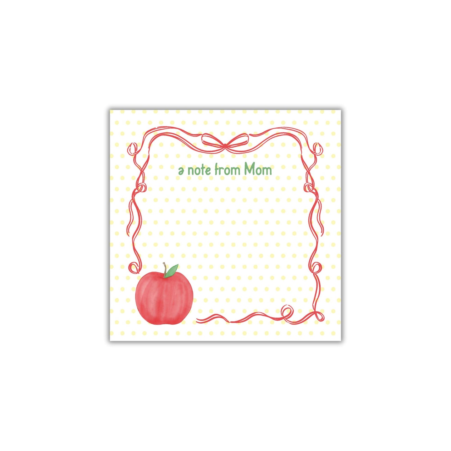 Happy Apple Lunch Box Notepad