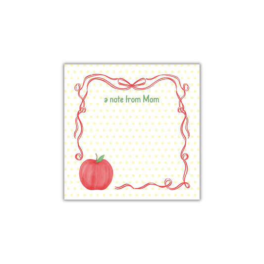 Happy Apple Lunch Box Notepad