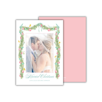 Parisian Butterfly Christmas Card