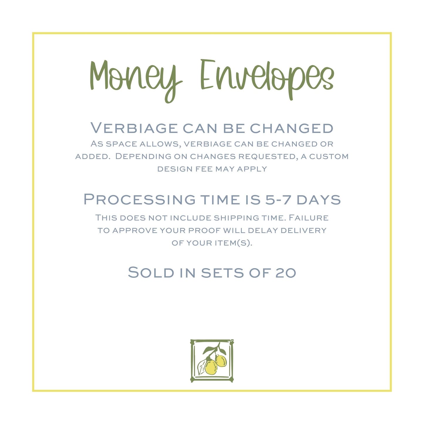 Money Envelopes