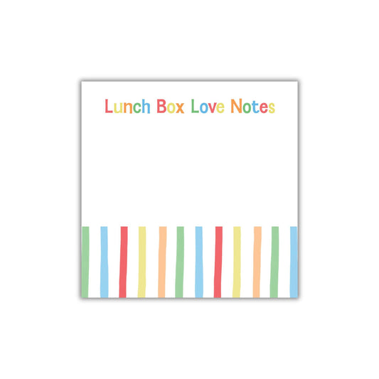 Rainbow Stripe Lunch Box Notepad