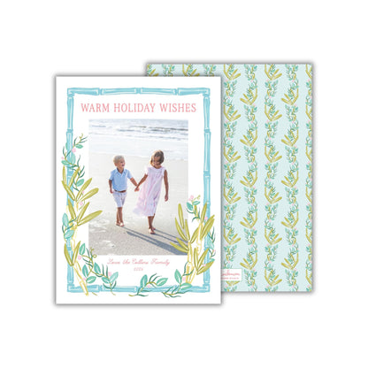 Coastal Chinoiserie Christmas Card