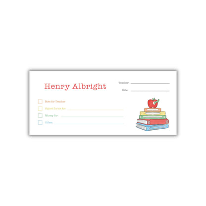 Bookworm Money Envelopes
