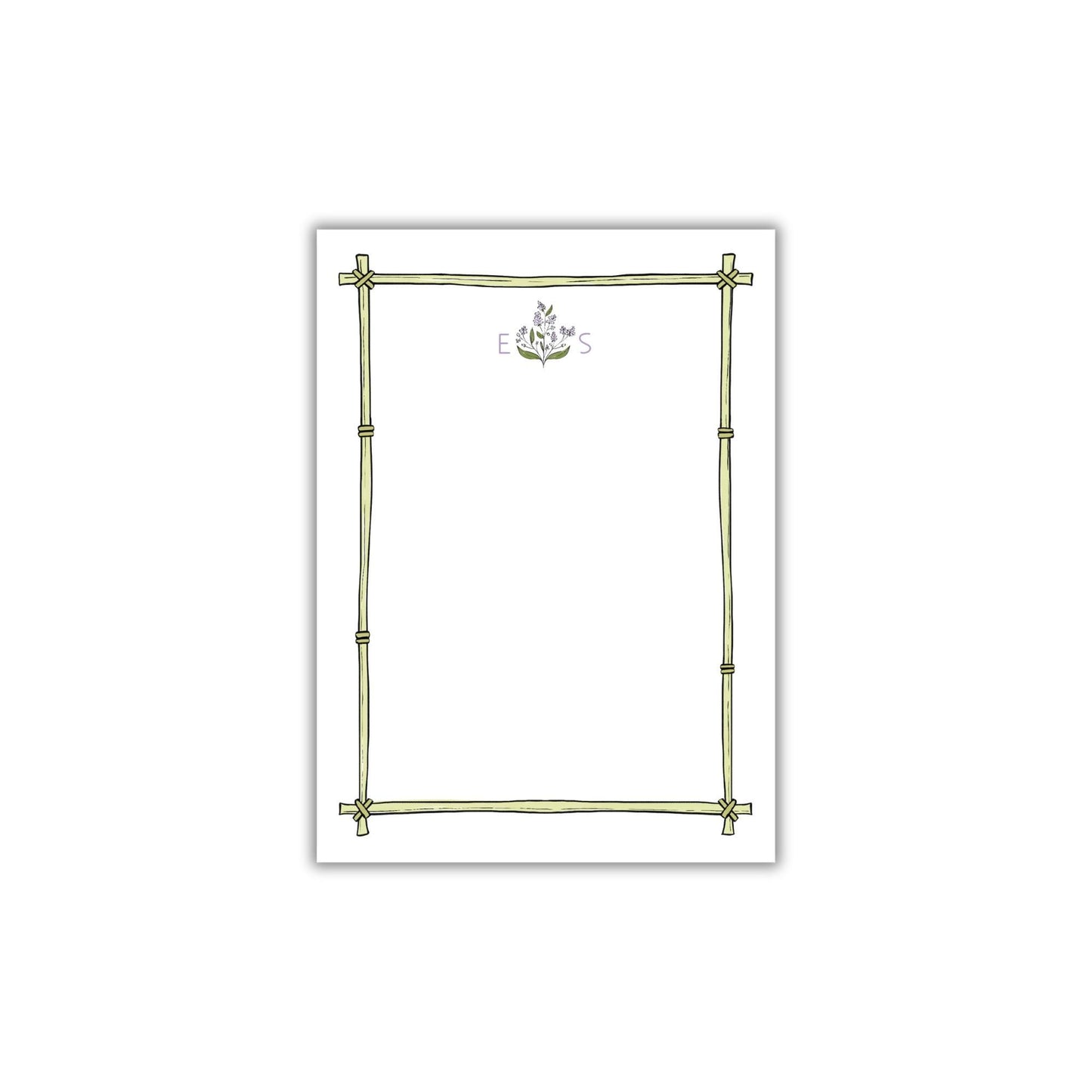 Bamboo Frame Notepad