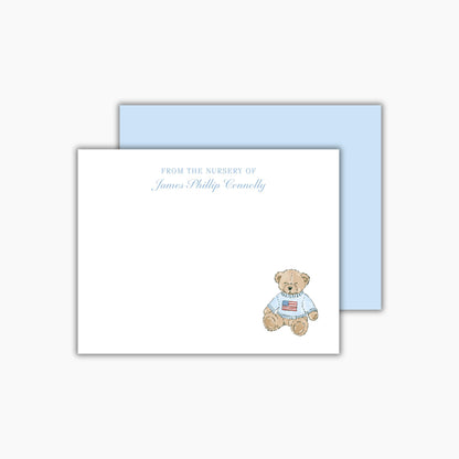 Flag Bear Notecards