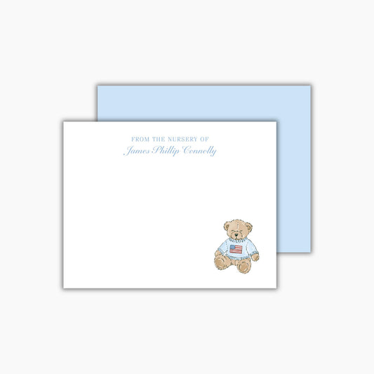 Flag Bear Notecards