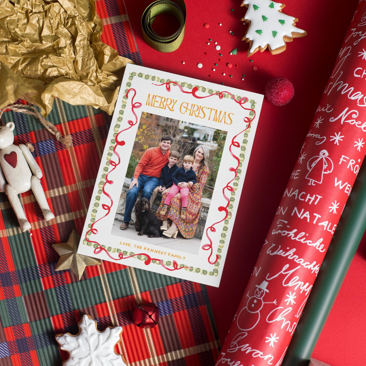 Cin Cin Christmas Card
