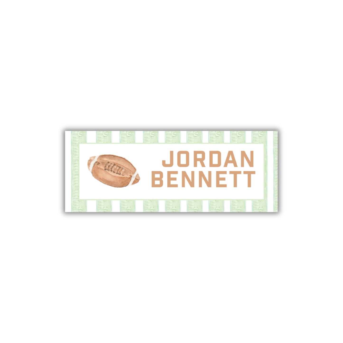 Football Name Labels