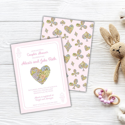 Full House Baby Shower Invitation - Pink