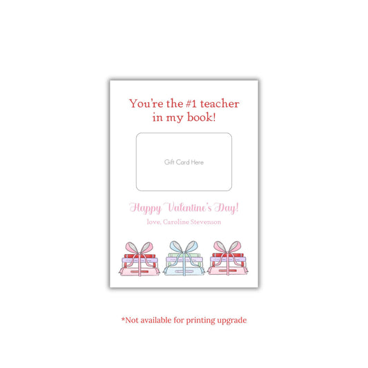 Books Gift Card Holder