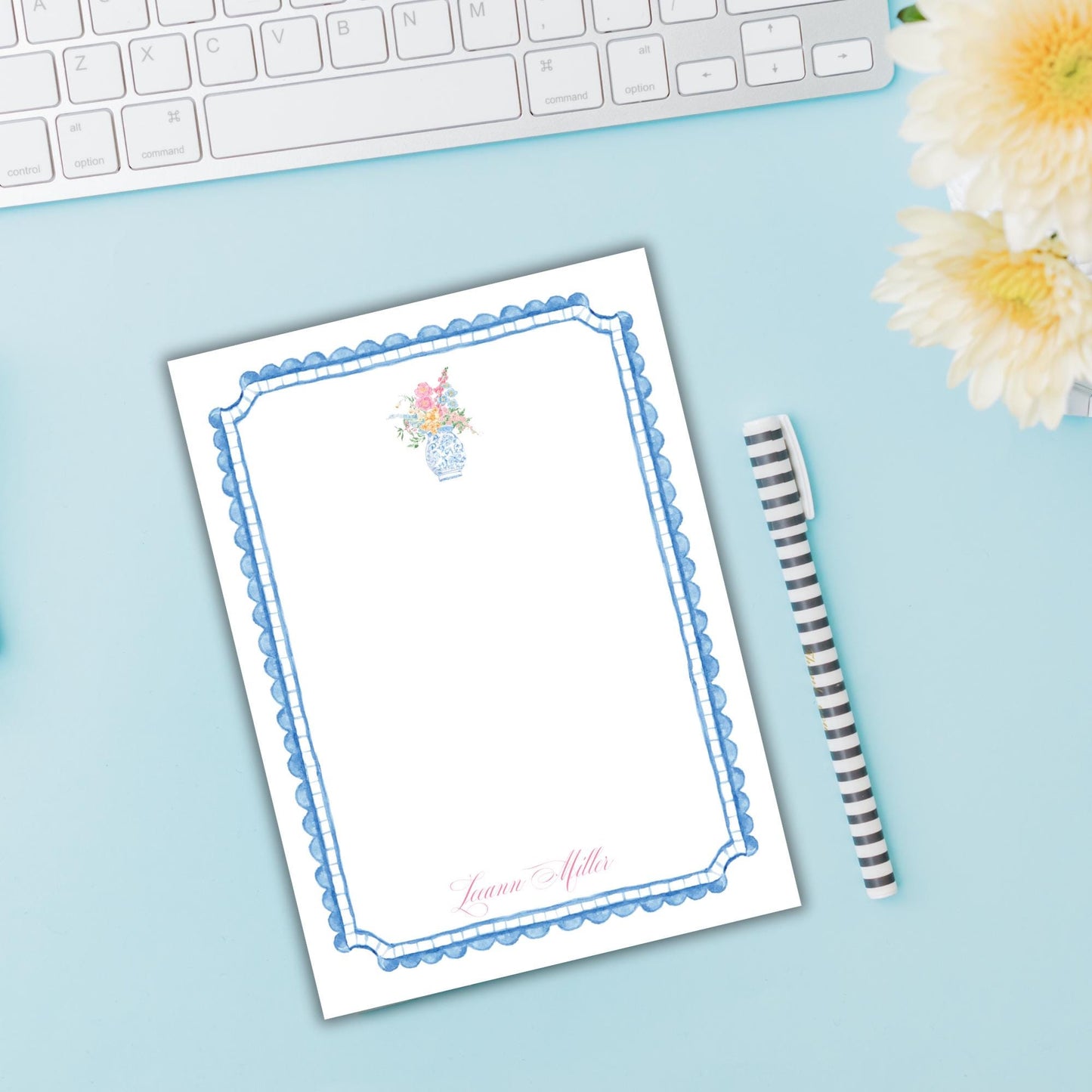 Chinoiserie Vase Notepad