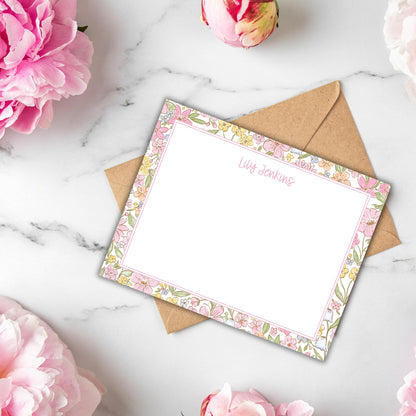 Pastel Floral Notecards