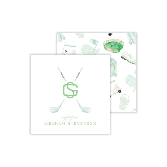 Golf Enclosure Cards - Green