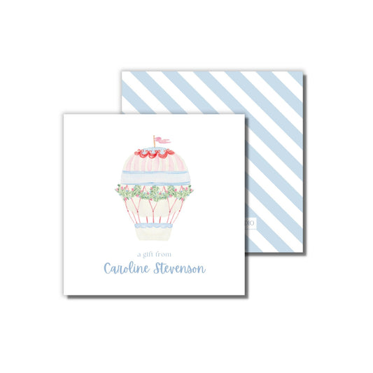 Hot Air Balloon Enclosure Cards - Pink