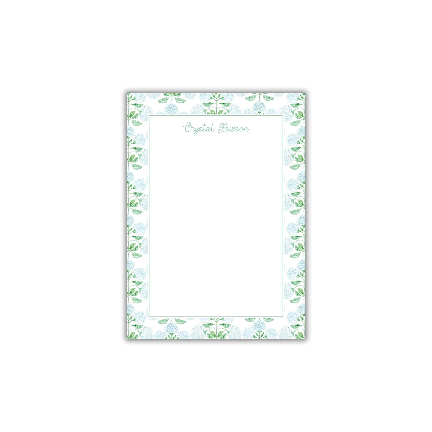 Coastal Hydrangeas Notepad