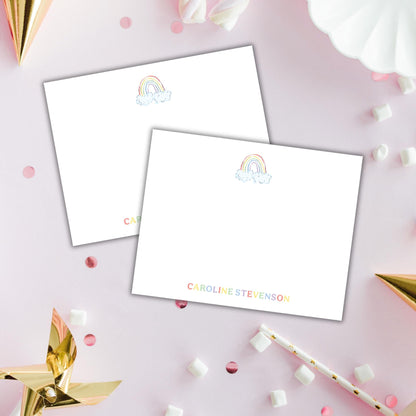 Dainty Rainbows Notecards