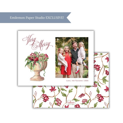 Artichoke Arrangement Christmas Card