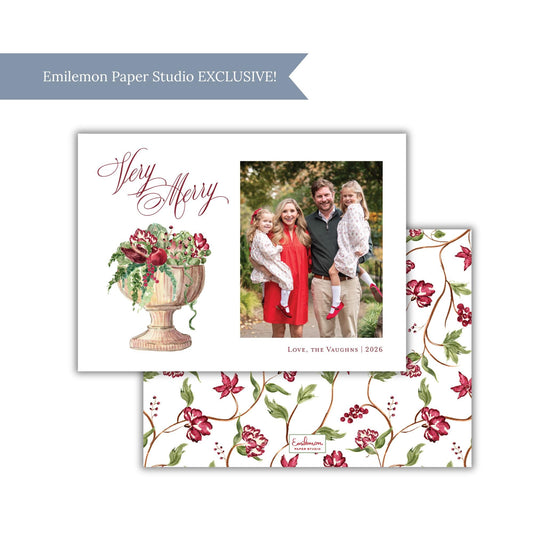 Artichoke Arrangement Christmas Card