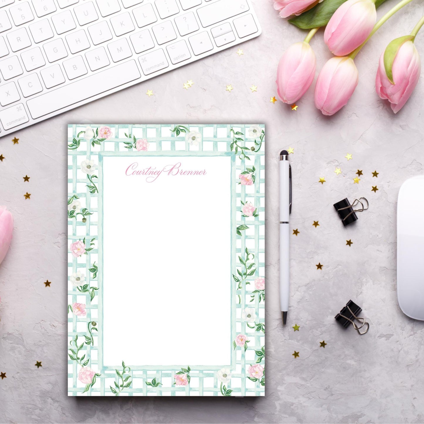 Springtime Blues Notepad