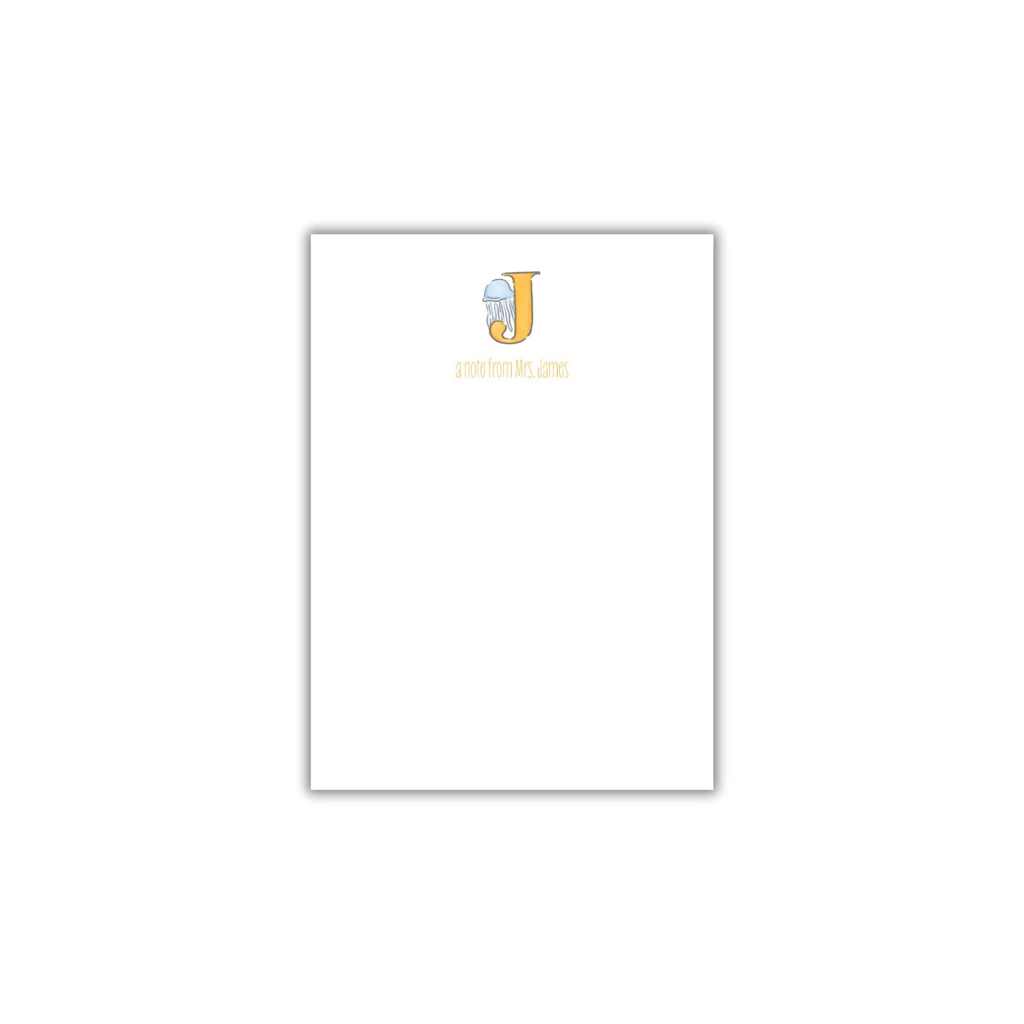 Illustrated Letter Notepad - Primary