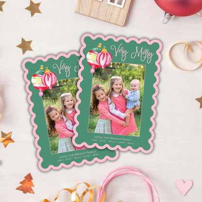 Merry Ornaments Christmas Card